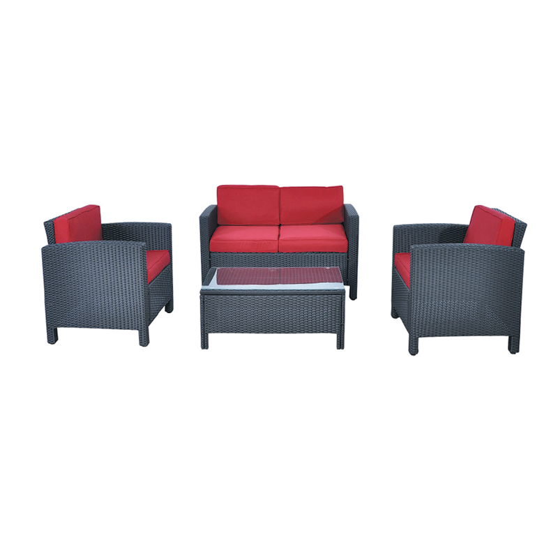 DGF-3008 Stylish And Comfortable Four-Piece Rattan Sofa Set