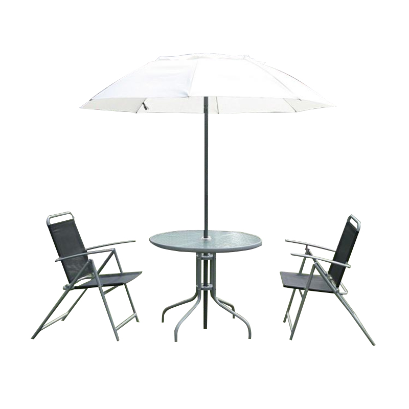 DGF-3019 High-Temperature Resistant Classic Outdoor Umbrella Furniture Six-Piece Set.