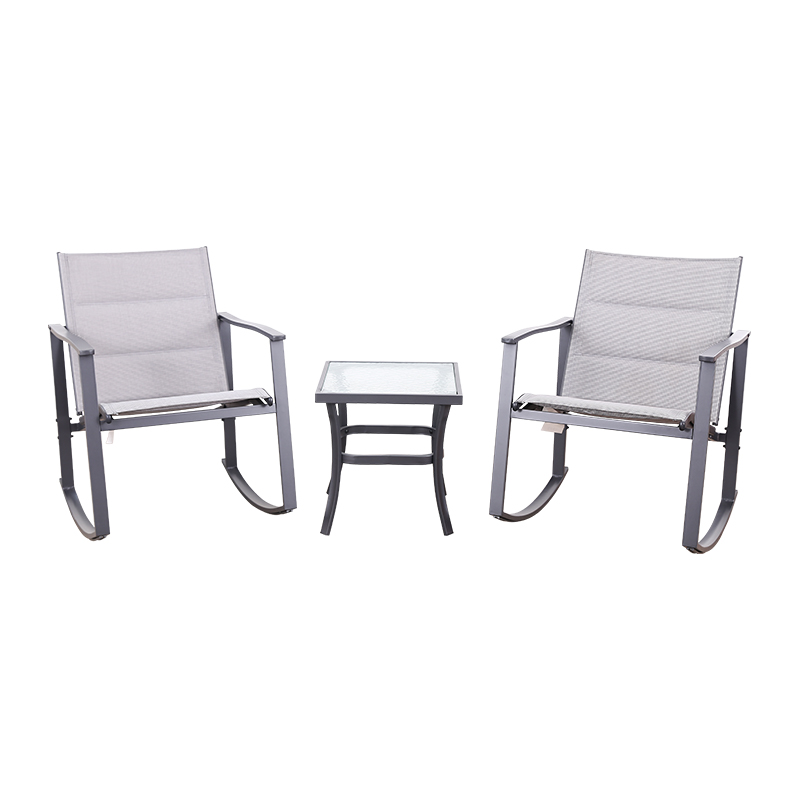 DGF-3007-1 Simple And Comfortable Three-Piece Rocking Chair Set