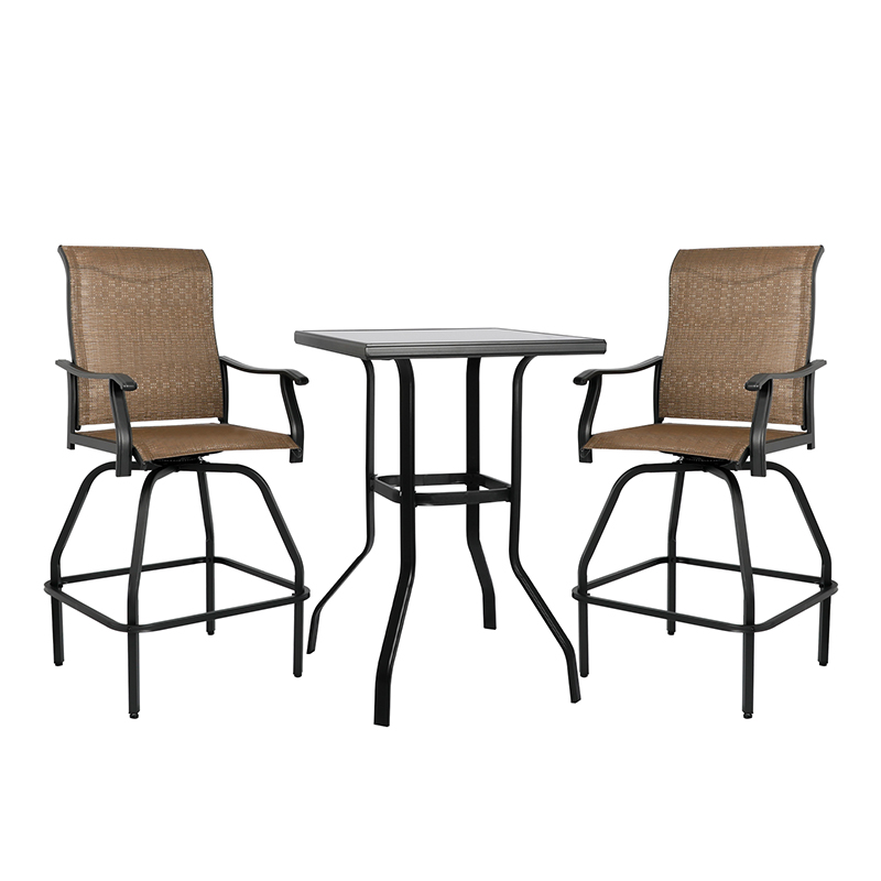 DGF-3016 Exquisite And Innovative High Bar Chair Three-Piece Set